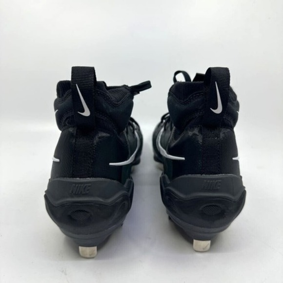 Nike Mens Alpha Huarache Nxt Baseball Shoes Black DJ6517-010 Mid Top‎ 7M New